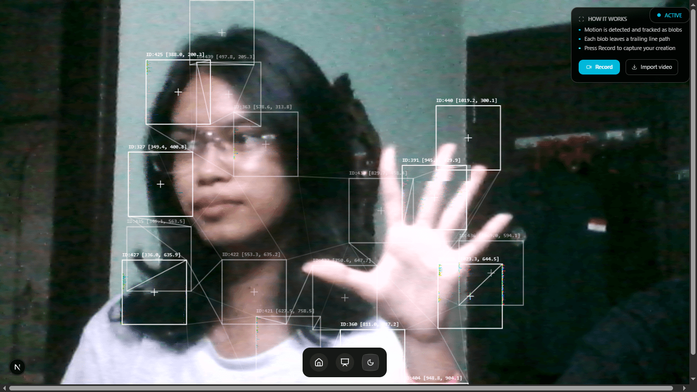 Blob Tracking (TouchDesigner-style)
